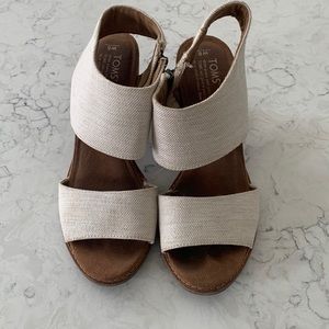 Toms Majorca Sandal- natural yarn ivory